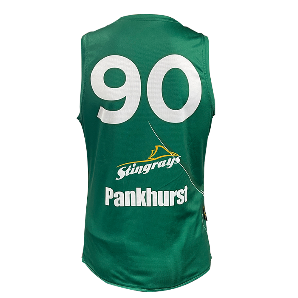 Stingrays_Singlet green back