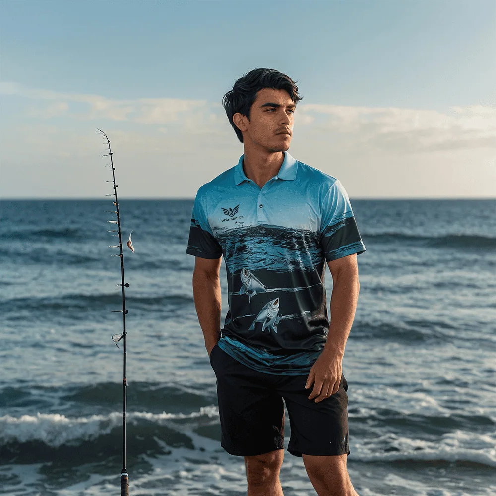 Custom Short sleeve fishing polo