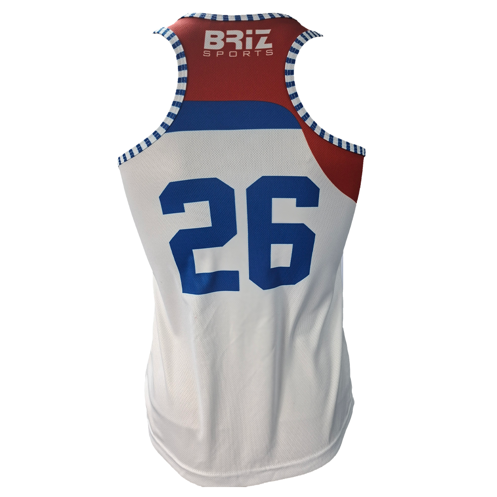 Henley High singlet back-26