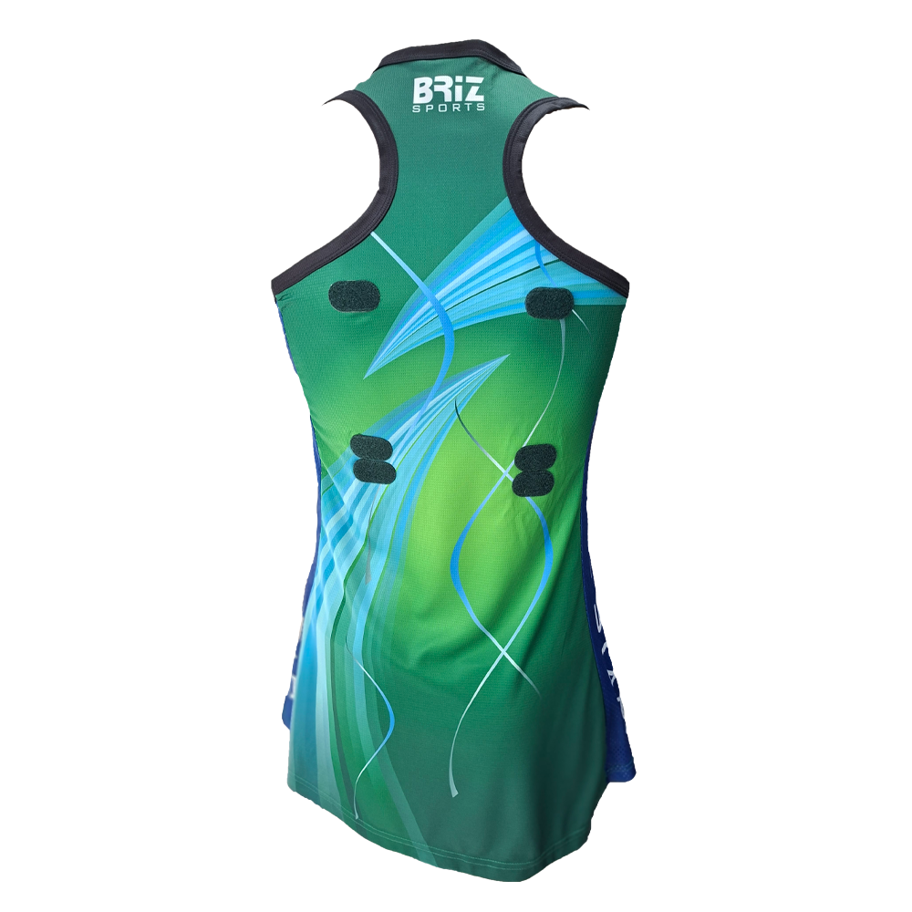 PSNC Netball A line dress-back-17