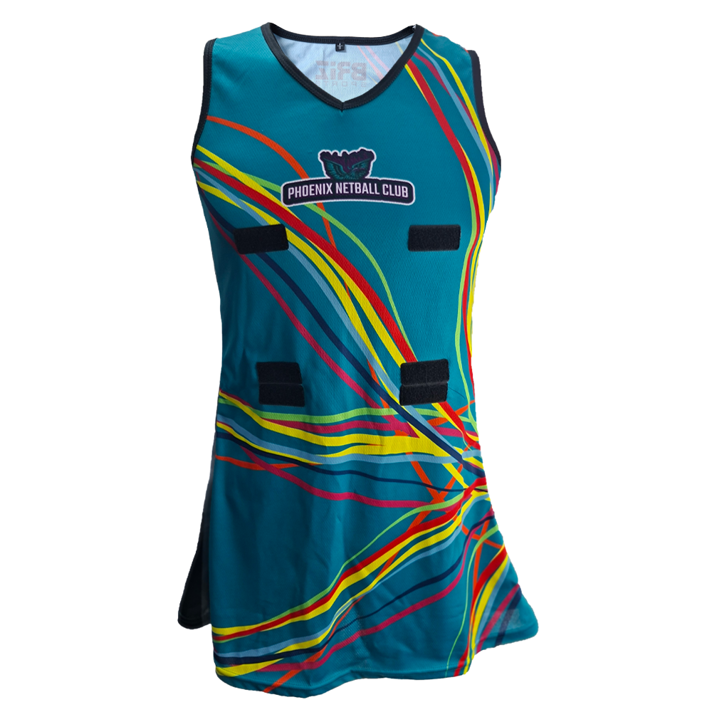 Phoenix Netball Club A line dress-front- 21