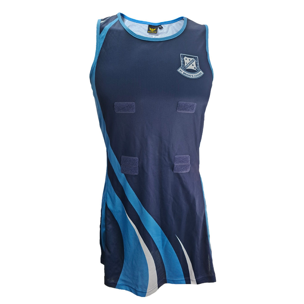 St Brigid's Catholic PS Netball a line dress-front-25